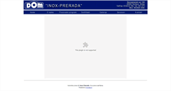 Desktop Screenshot of inox-prerada.com